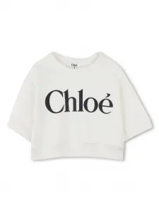 Толстовка с логотипом Chloé Kids, белый
