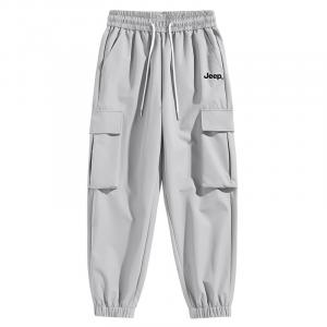 Повседневные брюки для осени и зимы Unisex Jeep, черный