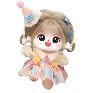 Сладкая хлопковая кукла со сменными нарядами плюшевая кукла высотой 20 см Tak Bebe