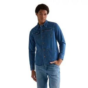 Рубашка с длинным рукавом Wrangler Wrange, синий