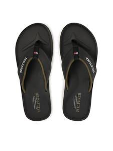 Сланцы Padded Comfort Hilfiger B Sandal FM0FM05440 Tommy Hilfiger, черный