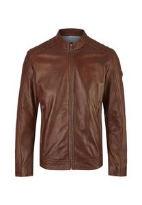 Кожаная куртка БУАПОЛЛО Bugatti, коньячный