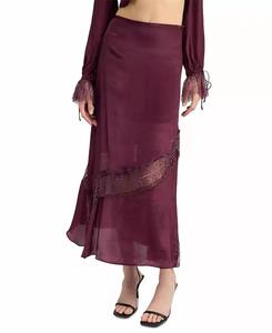 Юбка-комбинация Bianca цвета бордо En Saison, бордовый