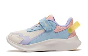 Кроссовки LINING YOUNG Kids Lifestyle Shoes Kids Low-top Custard Grey/light Navel Blue/orange Pink