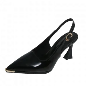 Alxnan Каблуки-катушки женские на высоком каблуке — черные, цвет Black