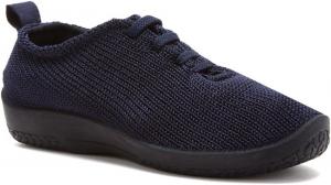 Женские туфли Arcopedico LS 1151 - шнуровка, поддержка и комфорт при ходьбе - посадка как носок - поддержка свода стопы и амортизация - съемные стельки - веганские - моющиеся - подходящие для путешествий, темно-синий