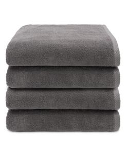 Набор банных полотенец ediree из турецкого хлопка, 4 предмета. Linum Home, Charcoal