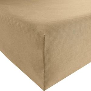 Простынь на подгонке Erwin Müller 158302, 100x1x210-220 см, бежевый