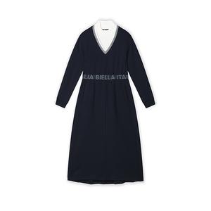 FILA Женское платье с длинными рукавами Legend Blue