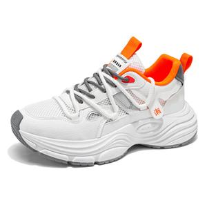 URBAN AUTHENTIC Скользоустойчивые износостойкие дышащие массивные низкие кроссовки мужские бело-оранжевые, цвет White Orange