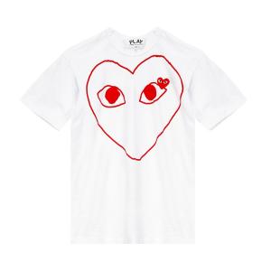 Футболка Comme des Garçons PLAY Play Белая