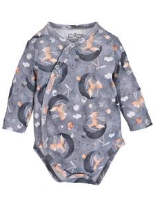 Комбинезон/боди NINI, серый/темно-серый