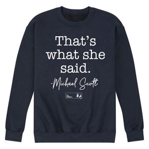 Мужской свитшот The Office Вот что она сказала Licensed Character