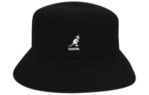 KANGOL Кепка-ведро с нашивкой логотипа, Black
