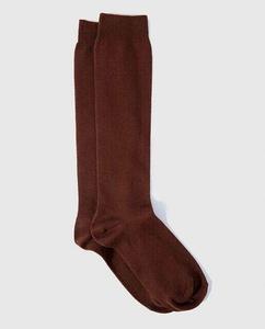 Однотонные детские высокие носки Condor, коричневый