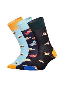 Носки DillySocks Geschenkbox - Flutter into Spring (3er Box), Mixed Colors