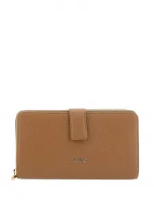 Кошелек на молнии с логотипом LIU JO, коричневый