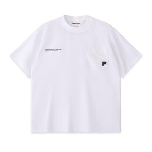 FILA FUSION Футболка INLINE мужская стандартная белая