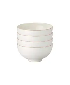 Чаши для риса Heritage atrium, набор из 4 шт. Denby, white