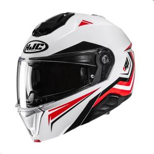 Модульный мотошлем HJC i91 Tricus с защитным экраном HJ-33 Pinlock, одобрен DOT (MC1, X-Large)