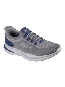 Низкие кроссовки Skechers Slip-ins Relaxed Fit: Norlan - Alonso серого цвета Skechers