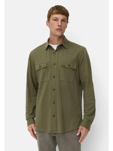 Рубашка с длинными рукавами из чистого хлопка цвета хаки. Camel Active