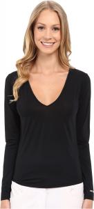 Многослойный топ Sunsense с длинными рукавами Jamie Sadock, цвет Jet Black