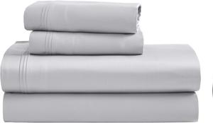 Superior Комплект постельного белья из египетского хлопка премиум-класса с плотностью 1500, современный дизайн, экологичный материал, базовый однотонный вариант Platinum