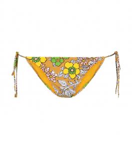 Плавки бикини с цветочным принтом Tory Burch, Brown Floral