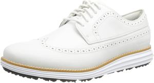 Мужские оксфорды Cole Haan Original Grand Wingtip для гольфа, Optic White Natural/Optic White