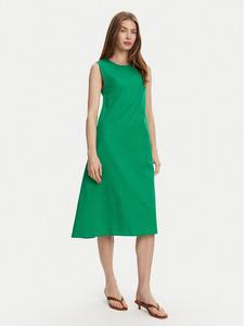 Летнее платье стандартный крой BL495 Selmark, зеленый