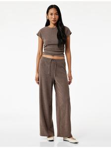 Брюки коричневого цвета KOTON