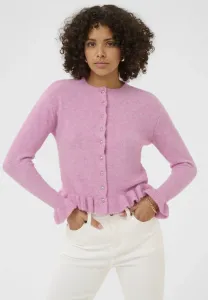 Кардиган kaemma с оборками Kaffe, Pink Frosting Melange