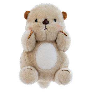 Морская выдра детеныш двухцветная норковая плюшевая кукла 23см/35см/45см высота WELTSTON