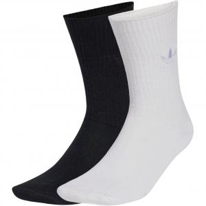 Носки Adidas с вышитым логотипом, набор из 2 пар Adidas Originals, белый/черный