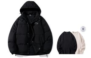 BOBBY ABLEY Унисекс пуховик, Black (Comes with Sweater)