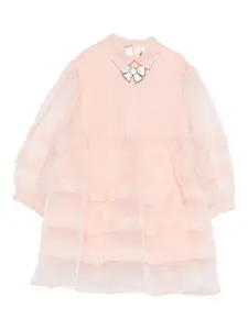 Шелковое платье Simonetta, розовый