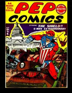 Pep Comics #4: Golden Age Superhero Comic (CreateSpace Independent Publishing Platform)