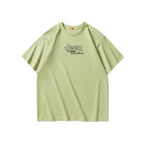 Футболка Leisure Collection Unisex Jeep, matcha зеленый