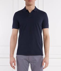 Поло BOSS ORANGE Prime Regular Fit, темно-синий