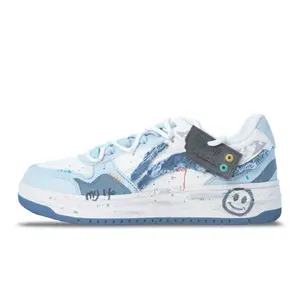Легкие низкие кроссовки для скейтбординга Tianji для женщин LINING, White Blue