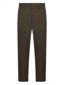 Брюки с прорезными карманами D4.0, коричневый