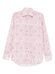 Рубашка с принтом "пейсли" Etro, розовый