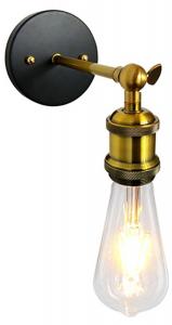 Настенный светильник ohno Celeste, черный - металл - 38 x 52 x 31 см