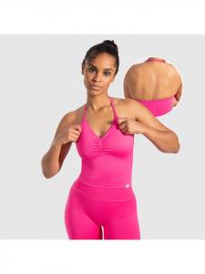 SMILODOX Укороченный топ Малена розового цвета