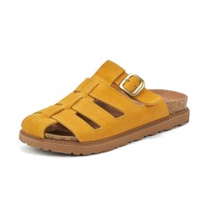 La Chapelle Сандалии с закрытым носком женские желтые