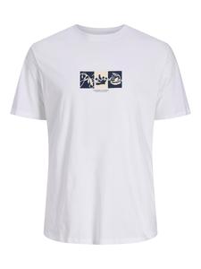 Рубашка Jack & Jones Plus JORCanggu, белый