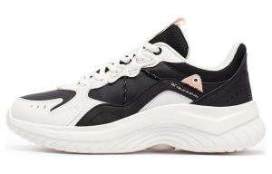 Кроссовки женские с низким верхом 361°, черный/белый