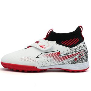 Футбольные бутсы детские, противоскользящие, износостойкие, дышащие, легкие, амортизирующие, влагоотводящие, с высоким голенищем CAMKIDS, белый