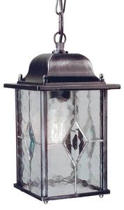 Подвесной светильник Licht-Erlebnisse THOMPSON, черный - серый - стекло - металл - 15 x 90 x 15 см